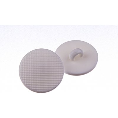 Knoflík 19mm se strukturou plastový Varianta: bílý – Zboží Dáma