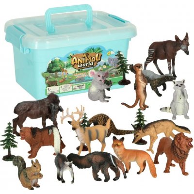 KIK Sada figurek Zvířata v ZOO 19ks – Sleviste.cz