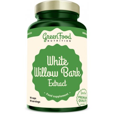 GreenFood Nutrition Extrakt z kůry vrby bílé 90 kapslí – Hledejceny.cz