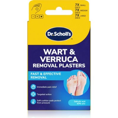 Scholl Dr. Scholl's Wart & Verruca Plaster sada náplastí pro zmírnění tlaku vyvíjeného na bradavice a mozoly 3x7 ks – Hledejceny.cz