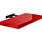 Stilista nástěnná police Volato, 100 cm, lesklá červená – Zboží Mobilmania