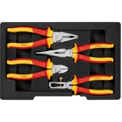 Sada elektrikářských kleští 4dílná Bosch 1.600.A02.NG1 VDE 1000V – Zbozi.Blesk.cz