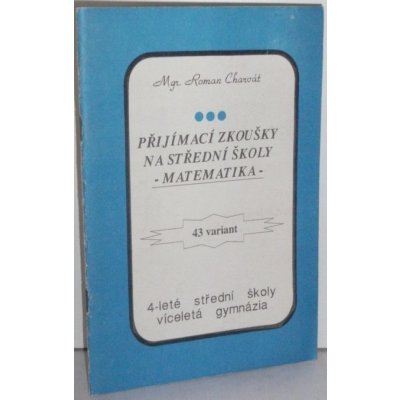 Přijímací zkoušky na střední školy-Matematika – Zbozi.Blesk.cz