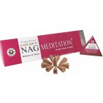 Vijayshree Vonné kužely Tekoucí dým Golden Nag Meditation 10 ks – Zboží Dáma