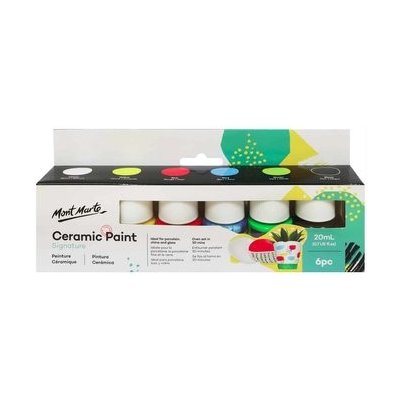 MontMarte Sada barev na sklo a porcelán č.0023 6x kelímky 20 ml – Zboží Dáma