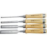 EXTOL PREMIUM Dláto s kvalitní bukovou rukojetí, 6 - 12 - 20 - 25 mm, CrV 8812420 – HobbyKompas.cz
