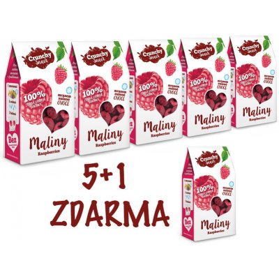 Royal Pharma Crunchy snack Mrazem sušené maliny 6 x 20 g – Zbozi.Blesk.cz