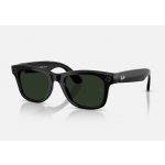 Meta Ray-Ban Wayfarer Gen2 Standard, Shiny Black, Clear/Graphite Green Transitions 4012601/1M50 – Sleviste.cz