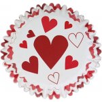 PME Košíčky papírové s fólií Srdíčka v.28x50mm 30ks – Hledejceny.cz