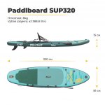 Paddleboard SET Procraft Travel SUP320 – Zboží Mobilmania