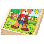 Woody puzzle šatní skříň Pejsek 18 dílů – Zbozi.Blesk.cz