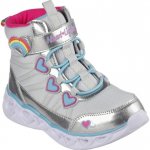 Skechers kozačky Heart Lights Sweet Styling 302668L/SMLT Silver – Zboží Mobilmania