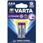 Varta Ultra Lithium 2ks AAA 6103301402 – Sleviste.cz