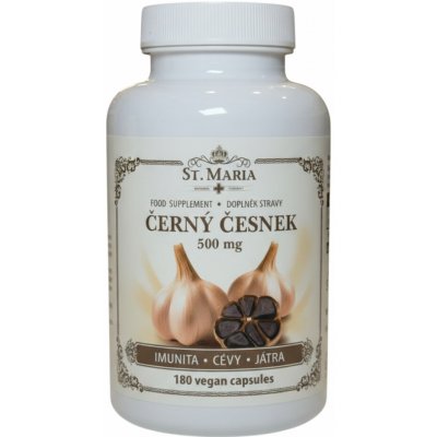 ST.MARIA ČERNÝ ČESNEK 500 mg 180 kapslí – Hledejceny.cz