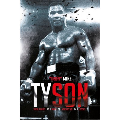 Posters Plakát, Obraz - Mike Tyson - Boxing Record, (61 x 91,5 cm) od 80 Kč  - Heureka.cz