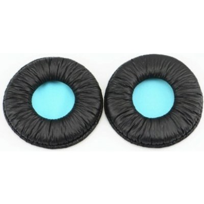 eses náhradní náušníky pro sluchátka Sony MDR-V55 černé s modrým vnitřkem – Zboží Živě