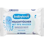Babylove vlhčené ubrousky s obsahem 99 % vody 20 ks – Hledejceny.cz