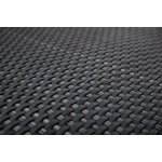 RATTANART Balkonová zástěna ratan 110 cm tmavě šedá – Sleviste.cz
