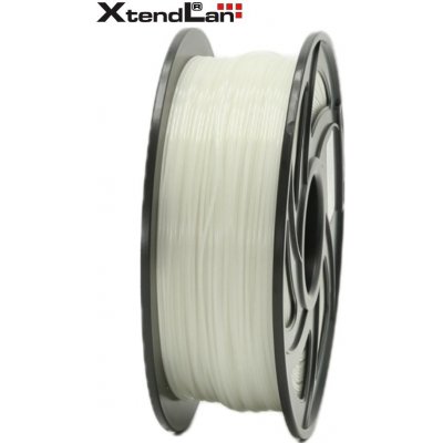 XtendLAN PLA 1,75mm průhledný bílý/natural 1kg – Zboží Živě