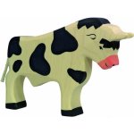 Holztiger zvířátko Kráva černá býk – Zboží Mobilmania