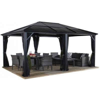 Sojag Meridien 12x16 365 x 485 x 270 cm antracit – Hledejceny.cz