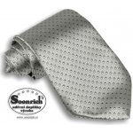 Soonrich kravata tkaná stříbrná World kwr001 – Hledejceny.cz