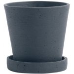 Květináč Flowerpot s podmiskou Dark Blue S HAY – Hledejceny.cz
