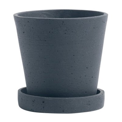 Květináč Flowerpot s podmiskou Dark Blue S HAY – Hledejceny.cz