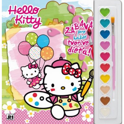 Jiri Models Omalovánky set s barvami A4 Hello Kitty – Sleviste.cz
