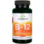 Swanson Vitamin B-12 Cyanocobalamin 500 mcg 250 kapslí – Hledejceny.cz