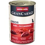 Animonda Gran Carno Junior hovězí & krůtí srdce 400 g – Zbozi.Blesk.cz