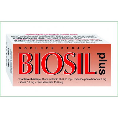 Biosil Plus na vlasy a nehty a pleť 60 tablet – Hledejceny.cz