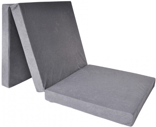 FIMEX Rozkládací matrace pro hosty UNI 80x195x15cm Vzor: šedá