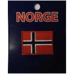 Nášivka NORGE, norská vlajka 4x3 cm – Hledejceny.cz
