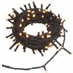 VLC LED světelný řetěz 120 x LED teplá bílá IP44 černý 9,42 m – Hledejceny.cz