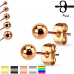 Šperky eshop Ocelový přívěsek srdce ozdobně gravírované kuličky čirý zirkon SP36.04 Měděná – Zboží Mobilmania