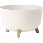 AMELA ROMA ECO květináč na nožkách 40 cm bílý – Zboží Dáma