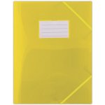 Donau A4 desky s chlopněmi a gumičkou plastové žluté 1 ks – Zboží Mobilmania