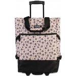 PUNTA wheel Nákupní taška na kolečkách 10008-2921 béžovo-růžová – Sleviste.cz