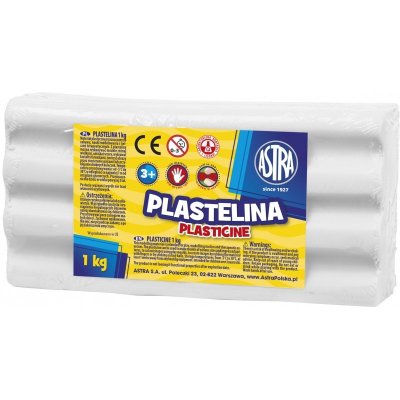 Astra Plastelína 1kg Bílá – Sleviste.cz