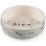 Tommi Keramická miska Hungry pro malé hlodavce šedobílá 3 x 8,5 cm