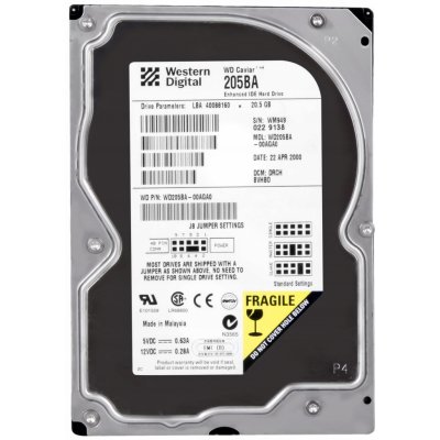 WD 20,50 PATA IDE/ATA 3,5", WD205BA – Sleviste.cz