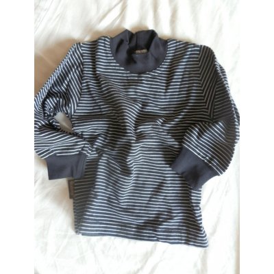 Drahstyl tričko slabý proužek tmavě modrá Rukáv dlouhý rukáv – Zboží Dáma