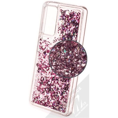 Pouzdro 1Mcz Liquid Diamond Sparkle ochranné s přesépacím efektem třpytek Xiaomi Redmi Note 11 Pro 4G Global version, Redmi Note 11 Pro 5G Global version, Redmi Note 12 Pro 4G růžově zlaté (rose – Zbozi.Blesk.cz