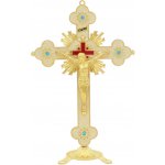 Kříž křesťanský B3819 Gold – Hledejceny.cz