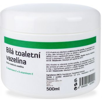 Aromatica Bílá toaletní vazelína s vit.E 500 ml