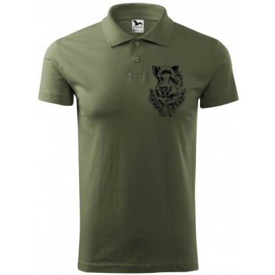 polokošile E-myslivost Lovecká s motivem divočáka – Hledejceny.cz
