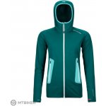 Ortovox outdoorová mikina Fleece Light Hoody W Pacific Green – Sleviste.cz