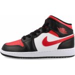 Air Jordan 1 Mid Black Fire Red GS 554725-079 – Hledejceny.cz