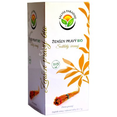 Salvia Paradise Ženšen pravý červený 6 letý n. s. Bio 20 x 1 g – Hledejceny.cz